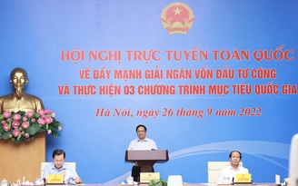 Thủ tướng: ‘Làm ngày làm đêm’ để thúc đẩy giải ngân đầu tư công