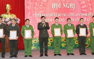 Thanh Hóa hoàn thành việc điều động công an chính quy về các xã