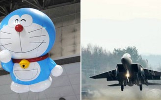 Hàn Quốc điều tiêm kích đối phó… khinh khí cầu Doraemon