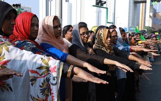 Hàng triệu phụ nữ Ấn Độ biểu tình ủng hộ quyền được viếng đền