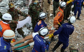 Campuchia truy tố 4 người Trung Quốc sau vụ sập tòa nhà 7 tầng