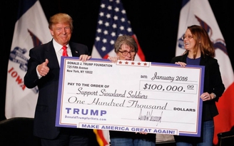 Tổng thống Donald Trump phải trả 2 triệu USD chi sai từ quỹ từ thiện