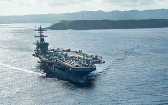 Hai tàu sân bay Mỹ cùng ra khơi tại Tây Thái Bình Dương