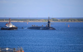 Tàu ngầm mang tên lửa hạt nhân Mỹ đến đảo Guam