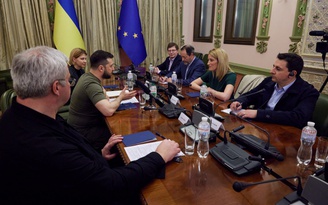Ukraine ca ngợi chuyến thăm ‘anh hùng’ của Chủ tịch Nghị viện châu Âu
