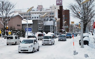 Bão tuyết hoành hành ở Nhật, 11 người chết