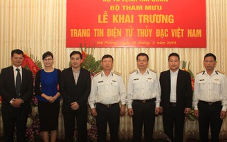 Quân chủng Hải quân khai trương trang tin điện tử Thủy đạc Việt Nam