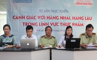 Tư vấn trực tuyến: 'Cảnh giác với hàng nhái, hàng lậu trong lĩnh vực thực phẩm'