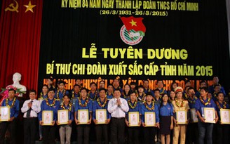 Vinh danh 84 bí thư chi đoàn tiêu biểu