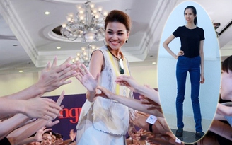 Thanh Hằng choáng với cô gái cao 1,90 m dự thi Vietnam’s Next Top Model