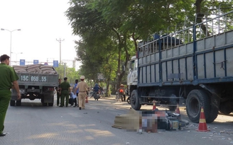 Xe tải cán qua đầu, một người tử vong tại chỗ