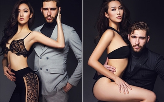 Khánh My tung ảnh bikini 'nóng bỏng' bên bạn nhảy