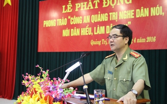Giám đốc công an tỉnh: Công an Quảng Trị có dính líu tới ma túy, lô đề, cá độ bóng đá… không?