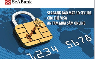 SeABank bảo mật thẻ Visa mua sắm Online