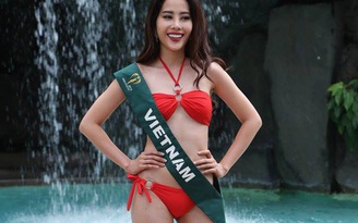 Nam Em chia sẻ dự án cộng đồng tại cuộc thi Hoa hậu Trái đất
