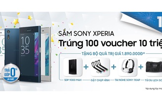 Rinh Voucher 10 triệu đồng khi mua sony tại Viễn Thông A