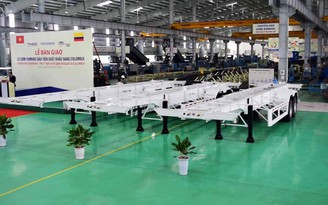 Thaco xuất khẩu lô sơmi rơmoóc đầu tiên sang Colombia