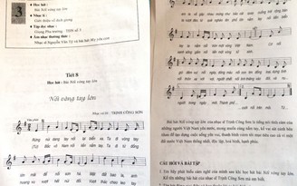 Bài hát 'Nối vòng tay lớn' đã có trong sách giáo khoa
