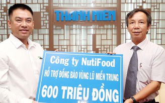 NutiFood giúp đỡ người dân vùng bão 600 triệu đồng