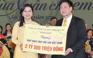 Quỹ từ thiện Kim Oanh hỗ trợ trẻ em nghèo 2,5 tỉ đồng đón tết