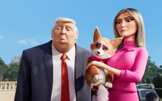 Vợ chồng Tổng thống Donald Trump xuất hiện trong phim hoạt hình