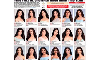 Thí sinh Hoa hậu Ấn Độ gây tranh cãi vì nhan sắc quá giống nhau
