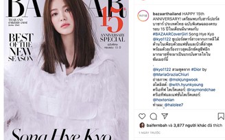 Song Hye Kyo khoe vẻ đẹp không tuổi trên bìa tạp chí Harper's Bazaar