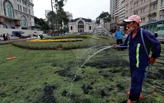 Tái lập công viên Lam Sơn trước Nhà hát Thành phố