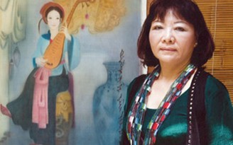 Tranh lụa Kiều của nữ họa sĩ Việt được chọn in tem Pháp