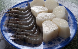 Hương vị quê hương: Ngọt mát canh khoai khai nấu tôm