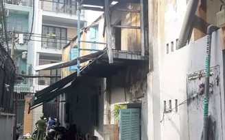 TP.HCM: Cháy nhà trong hẻm trên đường Trần Đình Xu, Q.1