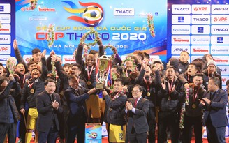 Đánh bại tân vương V-League, Hà Nội FC đoạt Siêu cúp quốc gia