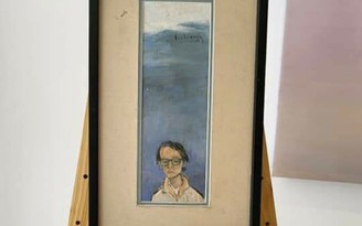 Tặng tranh của họa sĩ Đinh Cường vẽ nhạc sĩ Trịnh Công Sơn cho Bảo tàng Mỹ thuật Huế