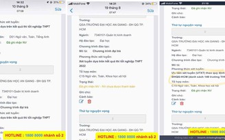 Tuyển sinh đại học 2022: Nguy cơ đậu thành rớt mà lỗi không do thí sinh