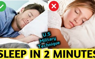 Bạn khó ngủ? 96% người đã ngủ ngay trong vòng 2 phút bằng cách này