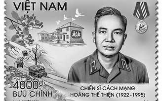 Phát hành bộ tem 'Chiến sĩ cách mạng Hoàng Thế Thiện'