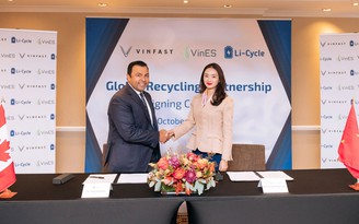 VinFast và Li-Cycle công bố hợp tác tái chế pin toàn cầu