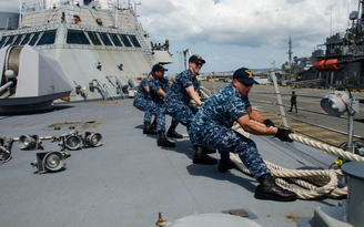 Hải quân Mỹ diễn tập chung với Campuchia