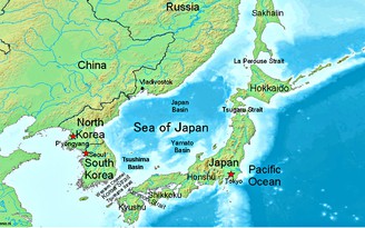 Người Hàn tác động đổi tên biển Nhật Bản trong sách giáo khoa ở Mỹ