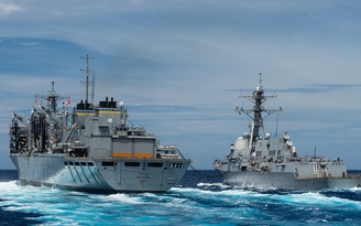 Trung Quốc điều tàu theo dõi Mỹ, Nhật, Ấn tập trận ở Thái Bình Dương