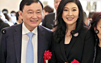 Ông Thaksin, bà Yingluck dự giới thiệu sách ở Nhật