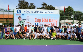 Sôi nổi giải quần vợt Thanh niên - Cúp Hải Đăng 2018