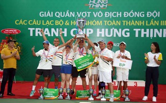 Sôi nổi giải quần vợt các CLB & Hội Nhóm TP.HCM 2019