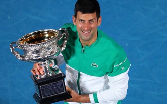 Kết quả Úc mở rộng: Djokovic lần thứ 9 lên ngôi