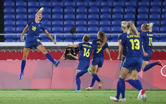 Kết quả bán kết bóng đá nữ Olympic: Thụy Điển gặp Canada ở chung kết, Úc gặp lại Mỹ tranh HCĐ
