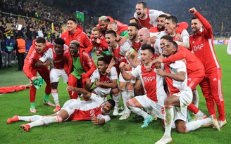 Kết quả bảng C Champions League: Ajax sớm giành vé vào vòng knock-out