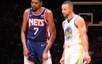 Stephen Curry và Kevin Durant dẫn đầu vòng đầu tiên của cuộc bình chọn NBA All-Star