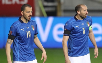 Tuyển Ý vẫn gọi Bonucci và Pellegrini dù đang chấn thương