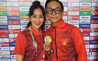 Khánh Thi ‘nói dối’ sau tấm Huy chương vàng của Phan Hiển tại SEA Games 31