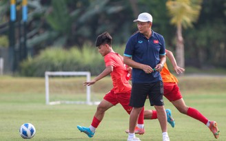 U.16 Việt Nam sẵn sàng cho trận đấu với Philippines chiều nay